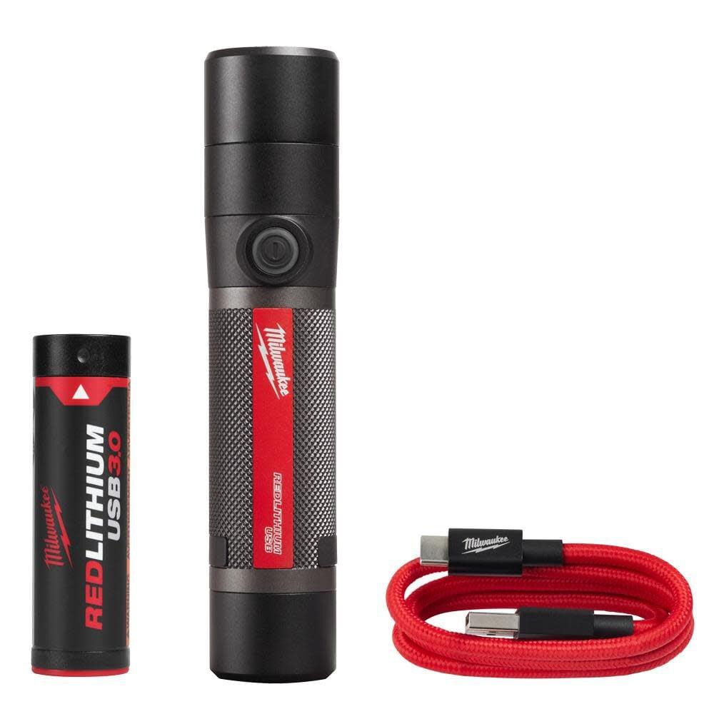 Milwaukee USB Rechargeable 800 Lumens Compact Flashlight Kit - 2160-21