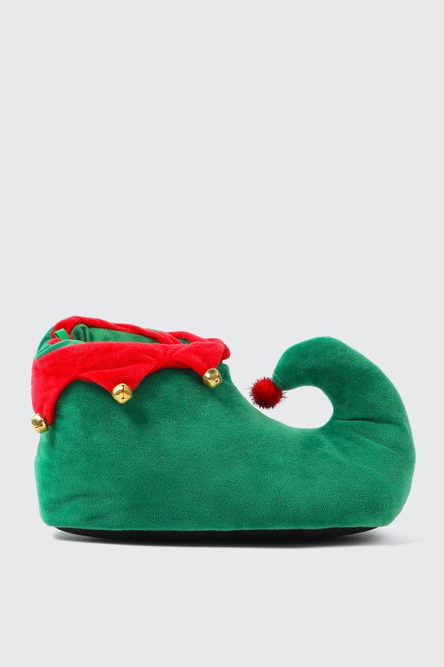 Ardene Elf Boot Slippers in Green | Size 5.5 | Eco-Conscious