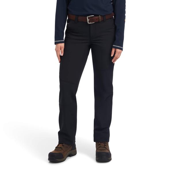 Women's Rebar DuraStretch DriTEK Softshell Straight Pant in Black, Size: 26 Short by Ariat