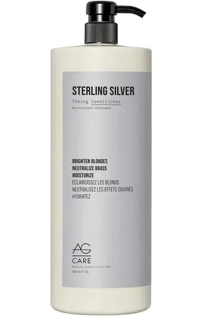 AG Sterling Silver Toning Conditioner 50.7 oz Womens AG Hair