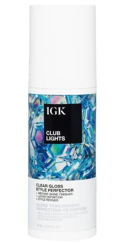 IGK Club Lights Clear Gloss Style Perfector 2.5 oz Womens IGK