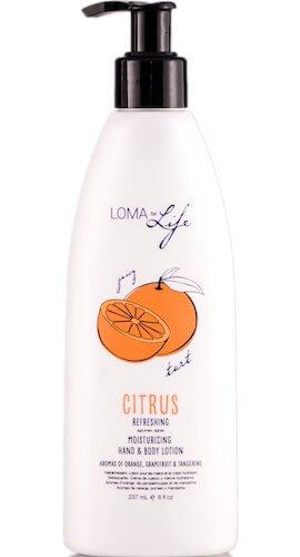 Loma For Life Citrus Hand & Body Lotion 8 oz Womens Loma