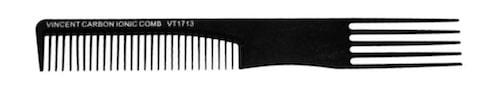 Vincent Carbon Dual Purpose Comb - 7.5 (VT1713) Womens Vincent