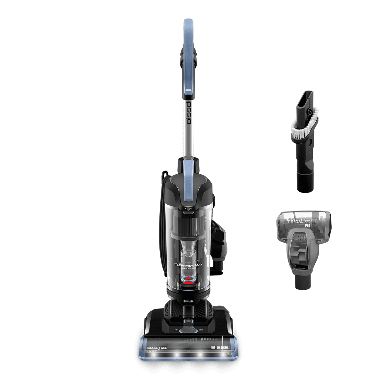 CleanView Max Tangle-Free Bagless Vacuum | Black/Lake Accents | 4072L
