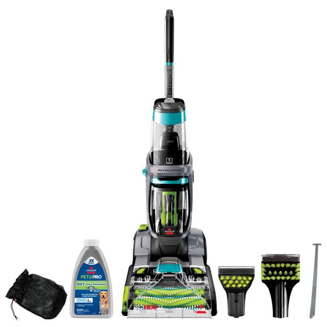 ProHeat 2X Revolution Pet CleanShot 3588C Carpet Cleaner in Cha Cha Lime/Electric Blue | BISSELL