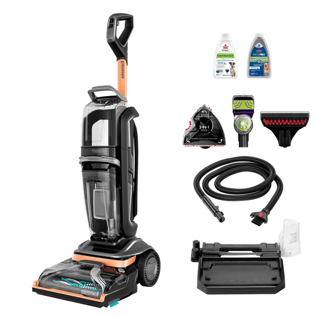 Revolution HydroSteam Pet Bundle 3424F Carpet Cleaner in Black | BISSELL
