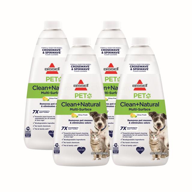 BISSELL Natural Multi-Surface Floor Cleaner 4-Pack for Pets
