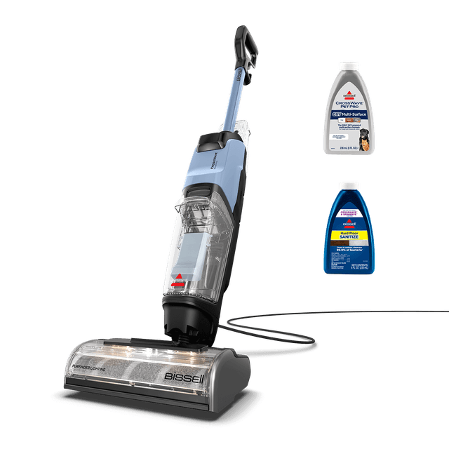 CrossWave EdgeFind All-in-One Multi-Surface Cleaner | Lake Blue/Black Accents | 4163G