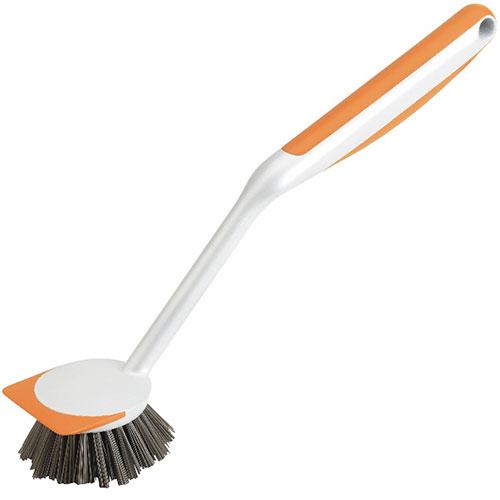 Kitchen and Dish Scrub Brush | Orange/White | 1765