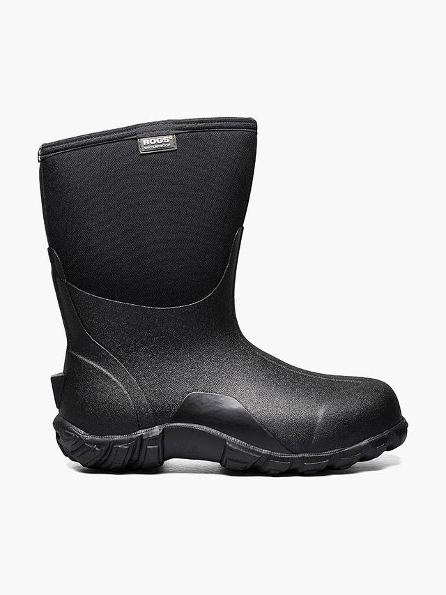 Bogs Boots Classic Mid Men's Insulated Waterproof Snow Boots Black Size 11