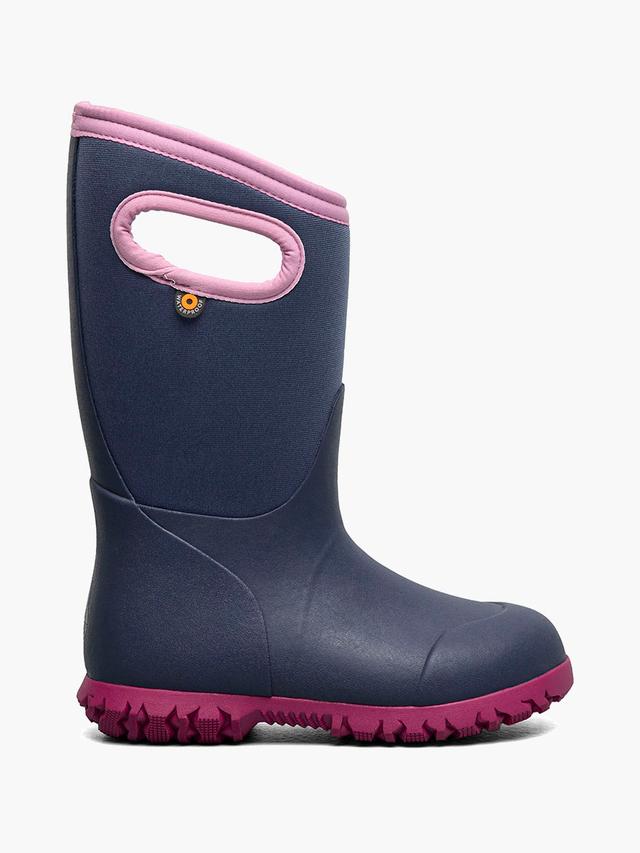 Bogs Boots York Solid Kids' Insulated Rain Boots Grape Size 11 Little Kid