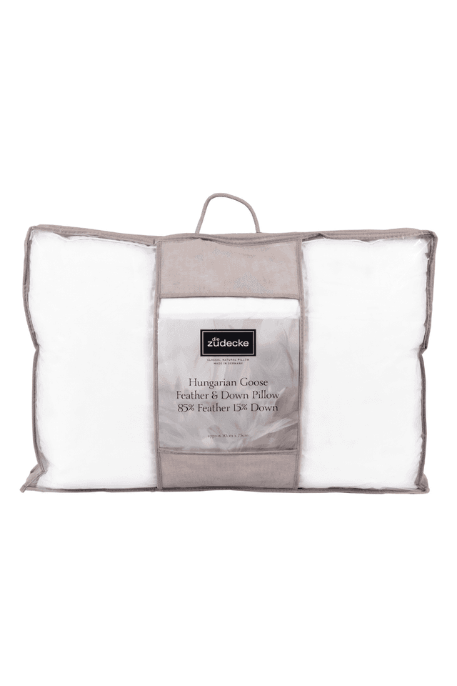 Die Zudecke Die Zudecke Hungarian Goose Feather & Down Soft Pillow - Size Standard