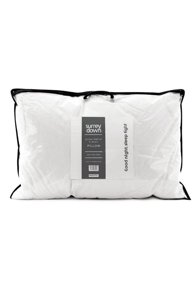 Surrey Down Goose Feather & Down Firm Pillow - Size Standard