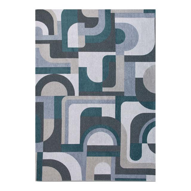 Louis De Poortere Morris Green Module 240 x 340 cm Rug - Size 240x340cm