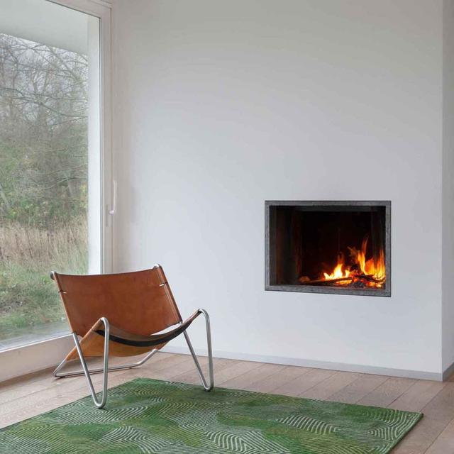 Louis De Poortere Tropical Green Coral 240 x 240 cm Rug - Size 240x240cm