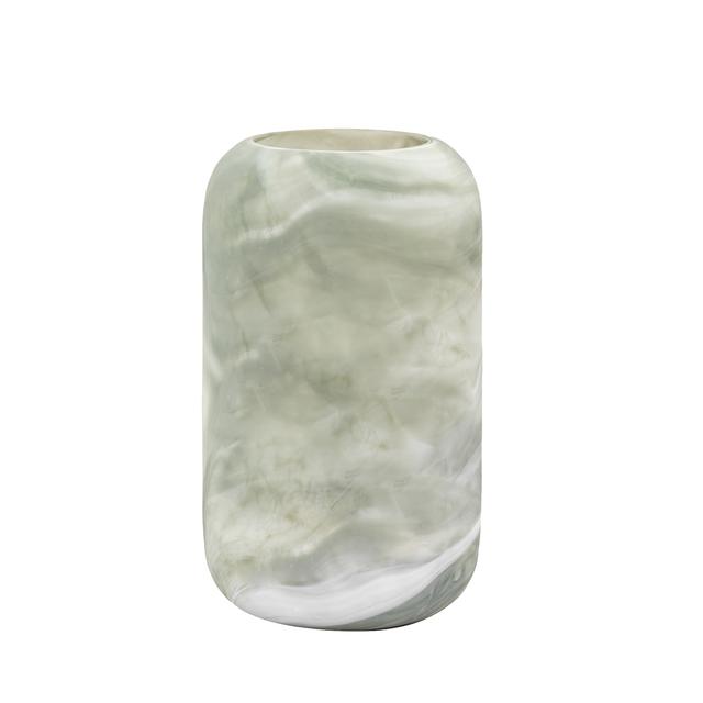 Gallery Living Dalone Handblown Glass Vase Slim Olive 410mm