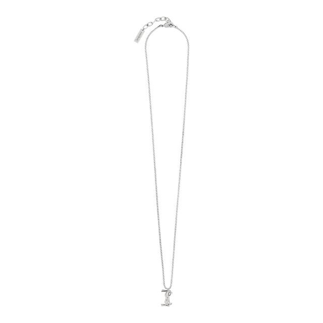Saint Laurent Silver Saint Laurent Cassandre Ring Necklace