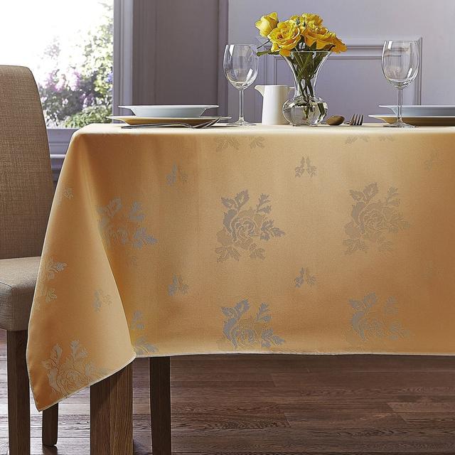 Martex Cezanne 100% Polyester Sandalwood Round Tablecloth - 178cm - Size One Size