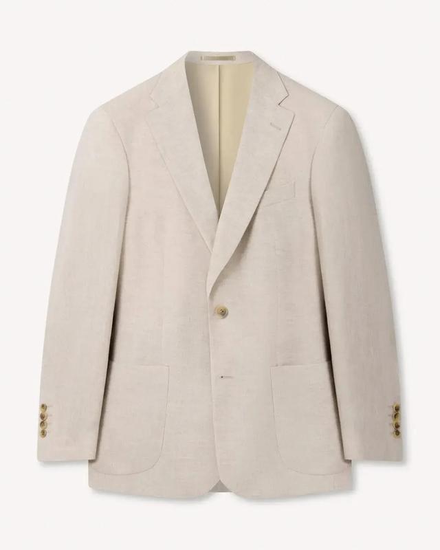 Richard James Richard James Premium Linen Jacket in Sand for Summer Style - Size 46