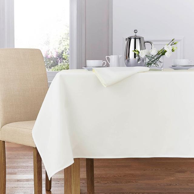 Martex Forta Plain Polyester Tablecloth - 160 x 160cm - Size One Size