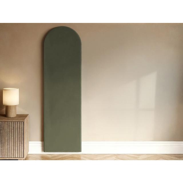 Solace+Co Cirrus Headboard Panel Khaki Green Velvet