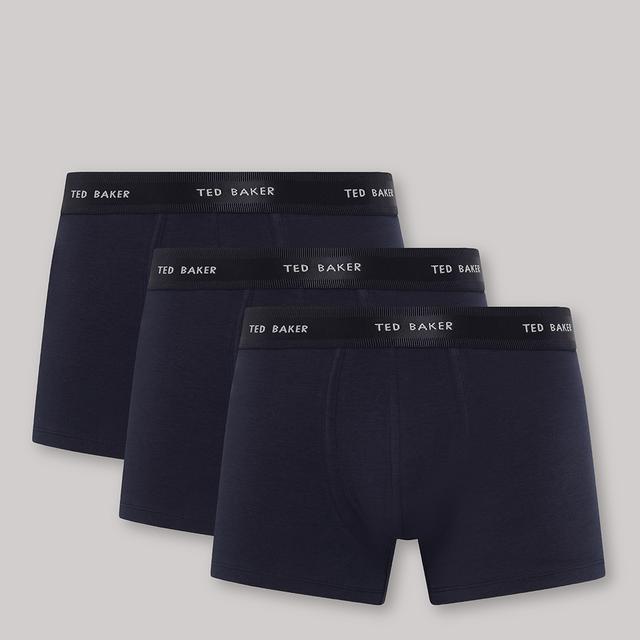 Ted Baker Navy 3-Pack Trunks - Size M