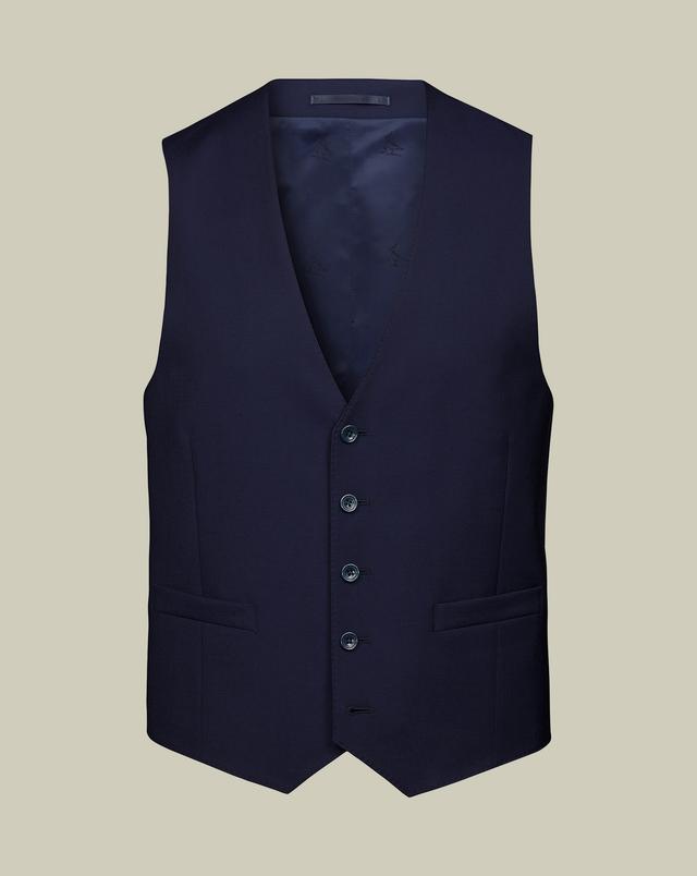 Men's Charles Tyrwhitt Italian Suit Waistcoat - Dark Navy Blue Size w36 Wool