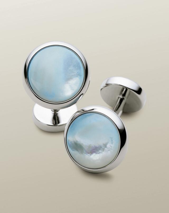 Men's Charles Tyrwhitt Mother Of Pearl Cufflinks - Blue