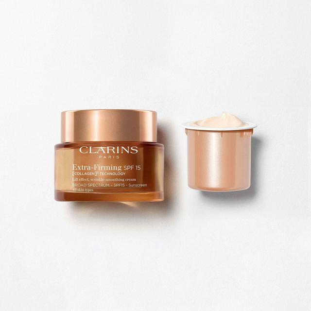 Clarins Extra-Firming Day with SPF Refill Kit | Extra-Firming Day Refillable Moisturizer with Eco-Friendly Refill Pod