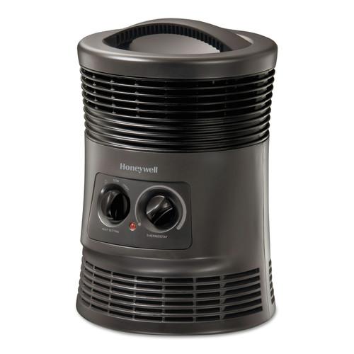 Honeywell HHF360V 9 in. x 9 in. x 12 in. 1,500 W 360 Surround Fan Forced Heater - Gray