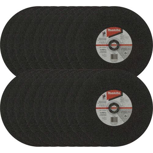 Makita 25-Piece 14 in. x .110 in. x 1 in. 30 Grit Thin Cut‑Off Wheel for Aluminum Cutting