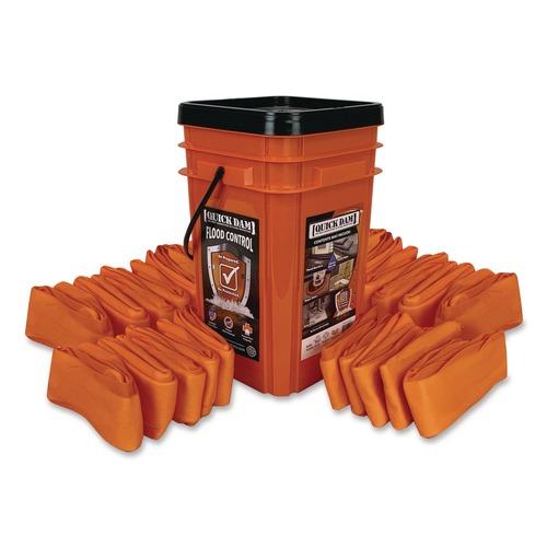 Quick Dam Indoor Bucket Kit, (1) Bucket, (25) 4 ft Water Dams