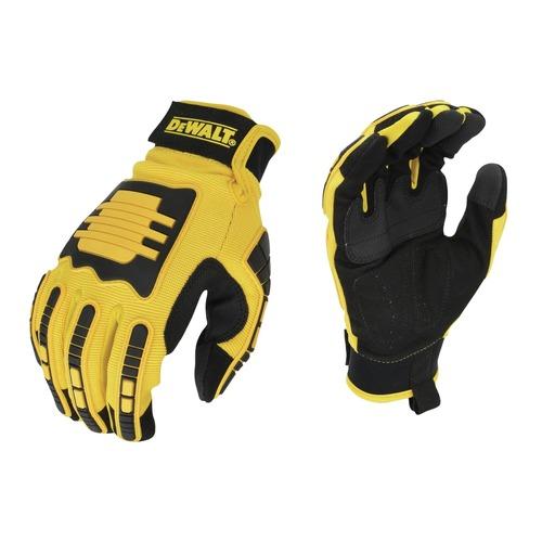 Dewalt (12/Box) Performance Mechanic Work Gloves - Medium, Yellow/Black