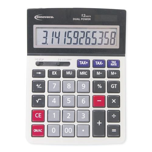 Innovera 12-Digit LCD Large Display Calculator
