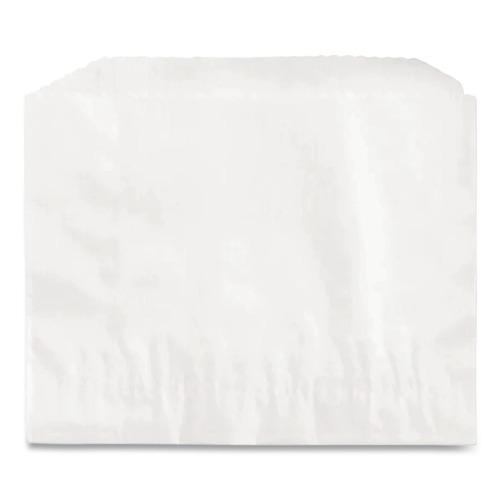 Bagcraft 450003 4-1/2 in. x 3.5 in. French Fry Bags - White (2000/Carton)