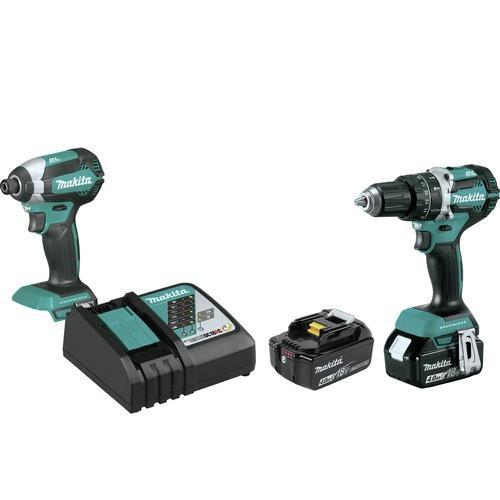 Factory Reconditioned Makita XT269M-R 18V LXT Lithium-Ion Brushless 2-Piece Combo Kit (4.0 Ah)
