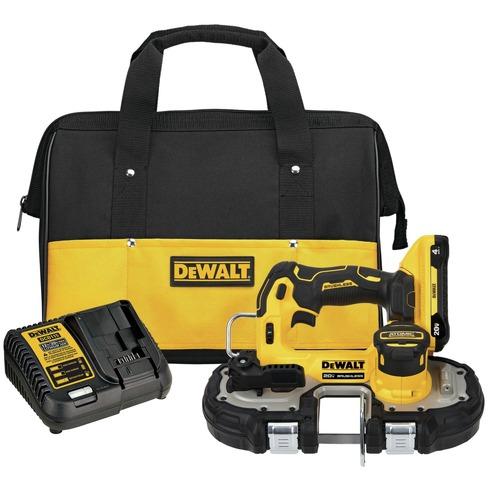 Dewalt 20V MAX ATOMIC Brushless Lithium-Ion 1-3/4 in. Cordless Band Saw Kit (4 Ah) - DCS377Q1