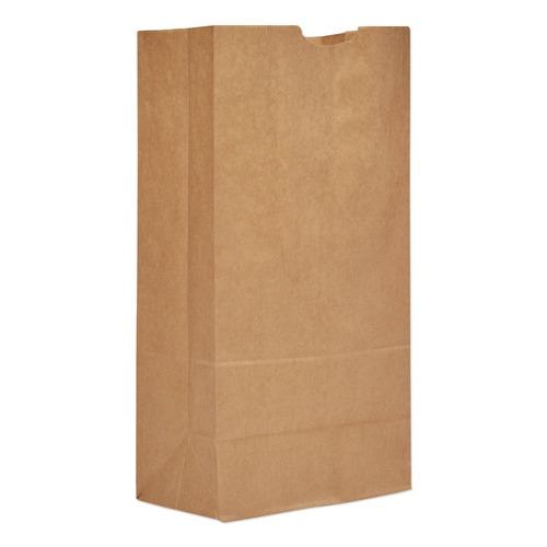 Ross & Wallace Paper Products 8.25 in. x 5.25 in. x 16.13 in. #20 Size Grocery Paper Bags - Kraft (500/Bundle) - 100320500PK/BL