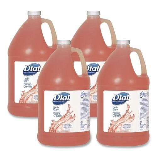 Dial Professional 1 gal. Hair and Body Wash - Neutral Scent (4/Carton) - 03986