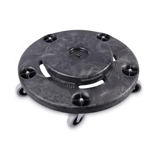 Boardwalk 3485200 300 lbs. Capacity 18.25 in. Diameter Refuse Container Utility Dolly - Gray