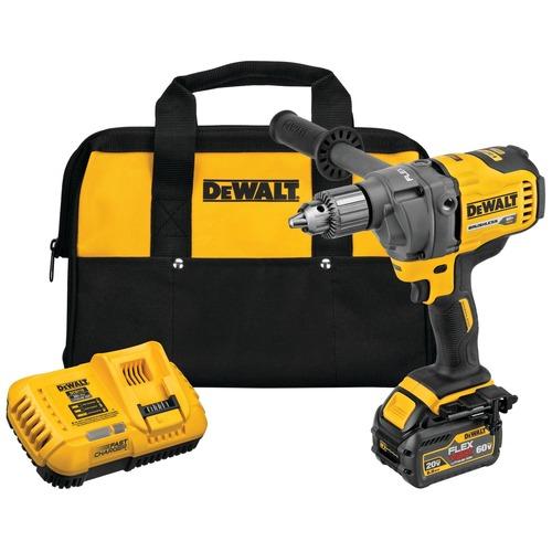Dewalt 60V MAX FLEXVOLT Lithium-Ion 1/2 in. Cordless Mixer Drill Kit (6 Ah) - DCD130T1