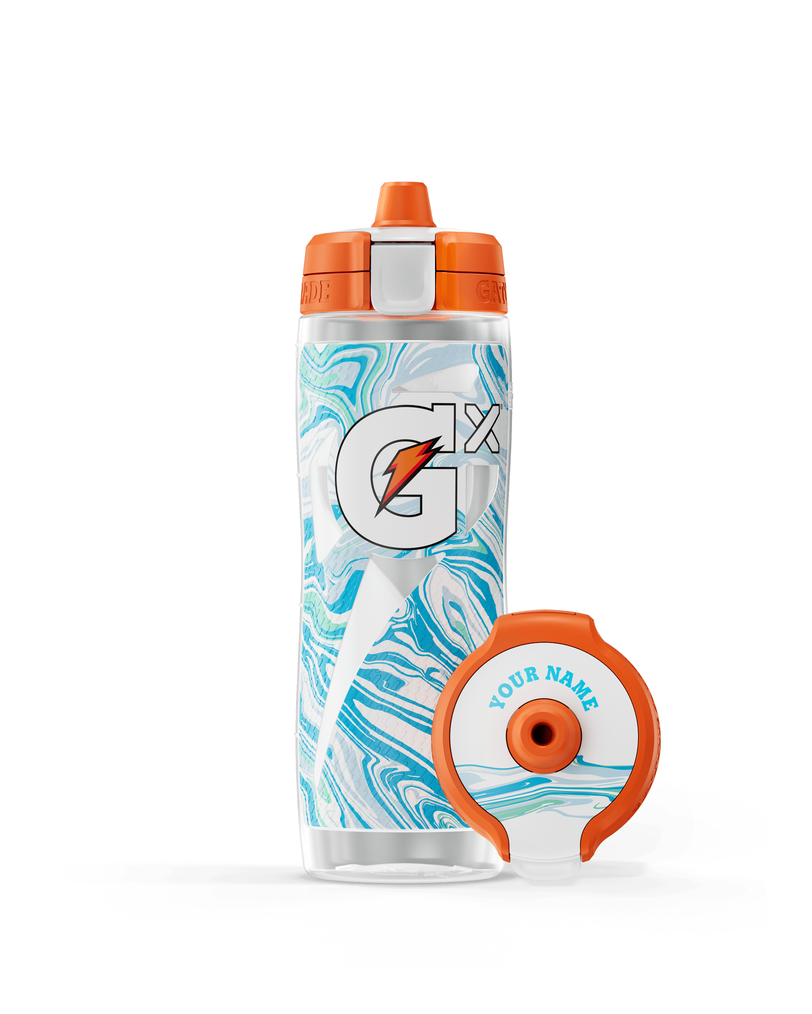 White Marble Gx Squeeze Bottle