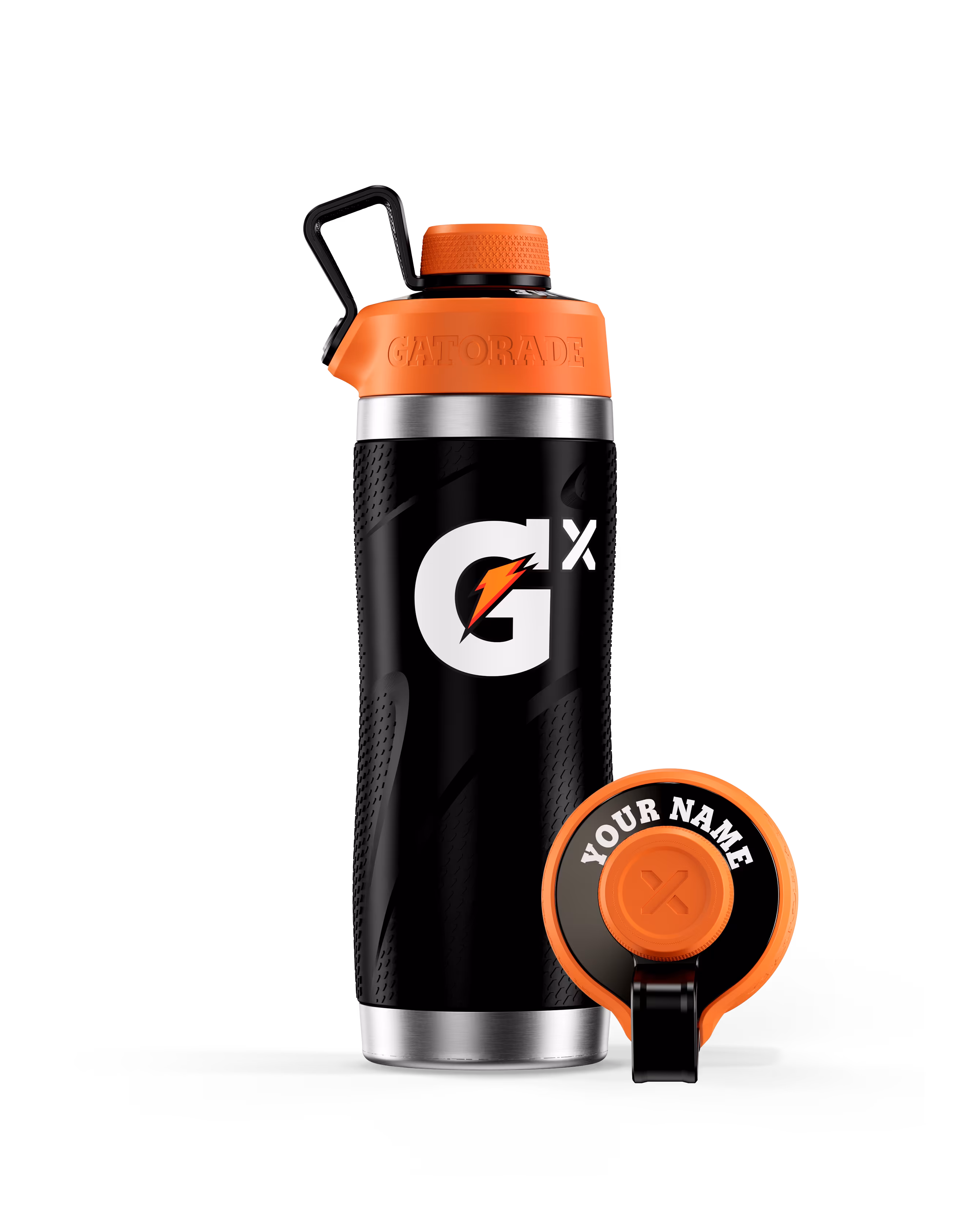 Black Gx Stainless Steel Bottle Bundle