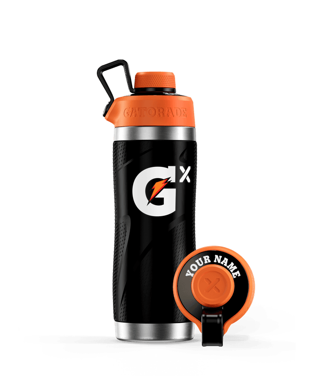 Black Gx Stainless Steel Bottle Bundle