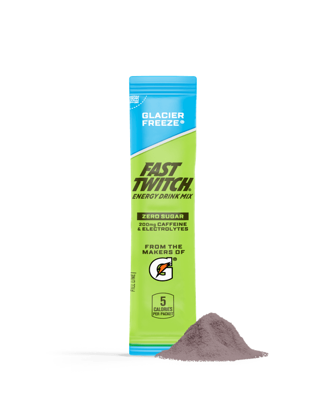 Fast Twitch Energy Stick Powder, Glacier Freeze, 120 sticks