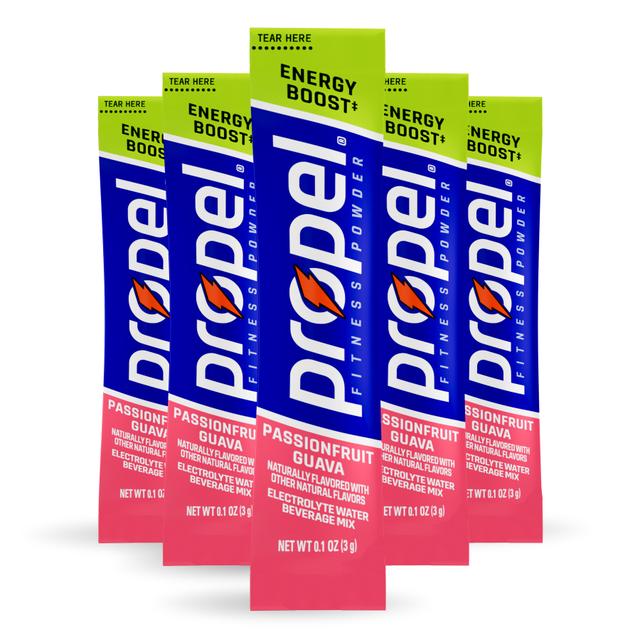 720+ Propel Energy Boost Powder Sticks, Passionfruit Guava