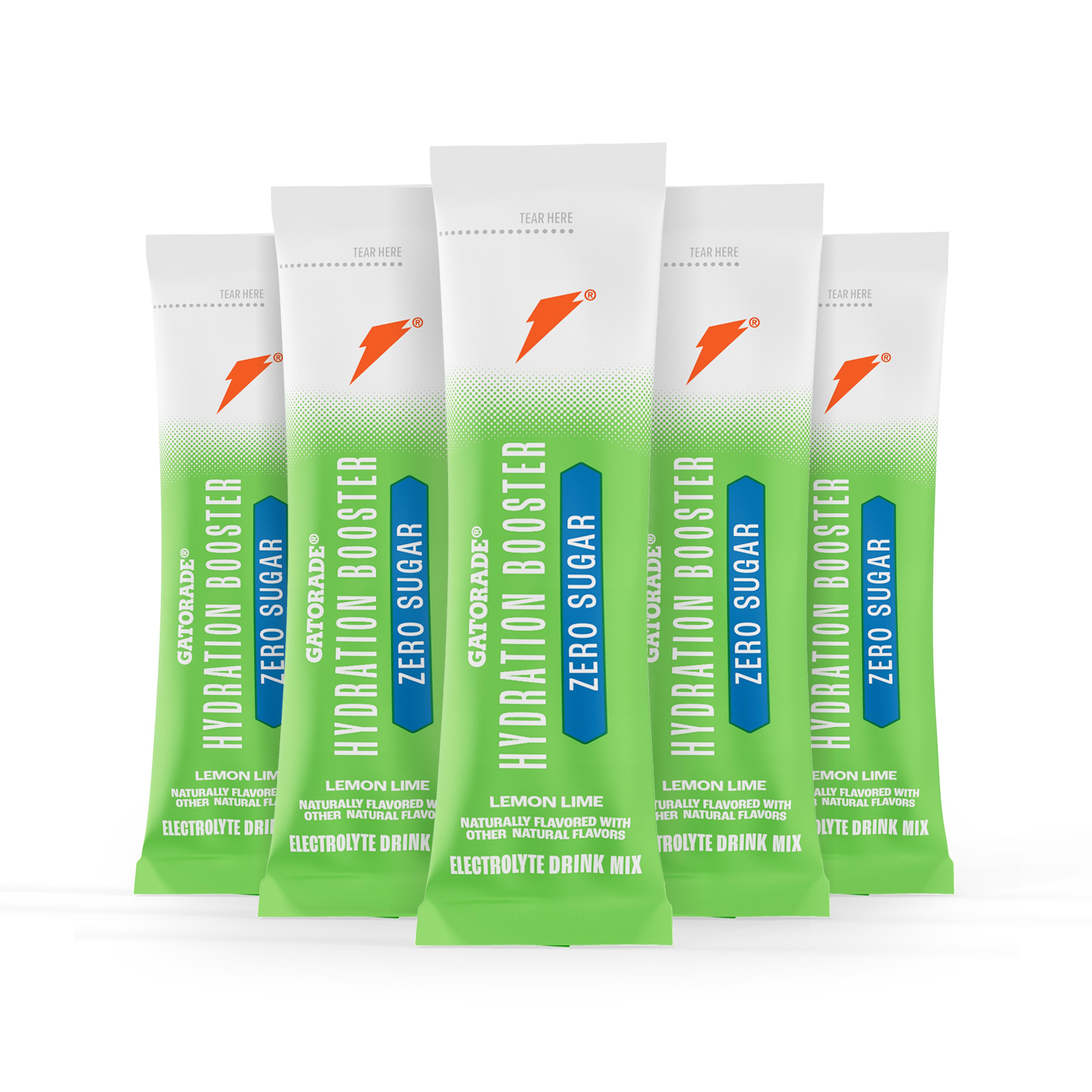 336+ Gatorade Hydration Booster Zero Sugar Powder Sticks, Lemon Lime
