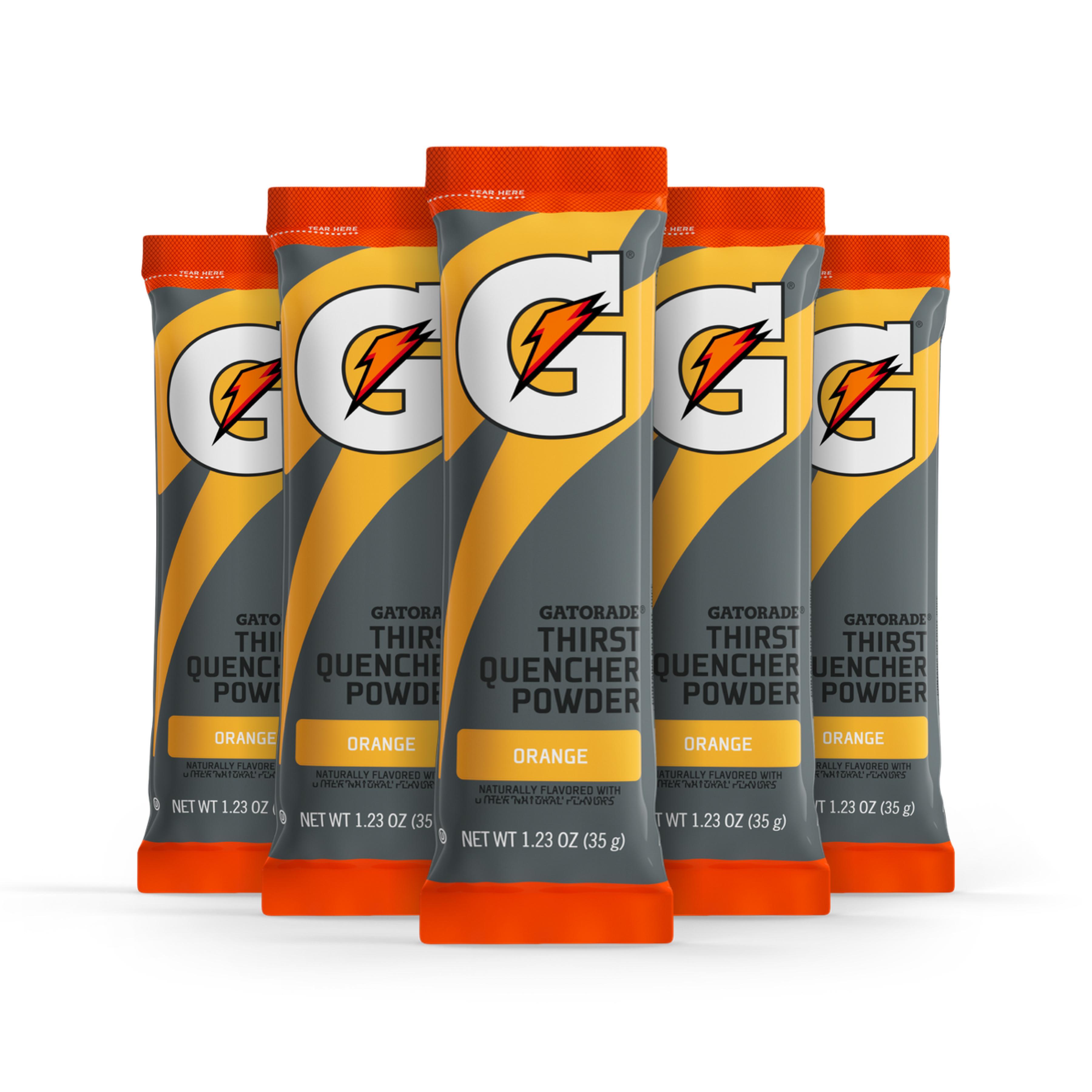 560+ Gatorade Thirst Quencher Powder Sticks, Orange