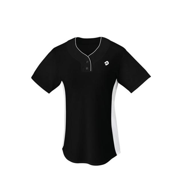 DeMarini Women's T600 2-Button Jersey | Black | Size Small