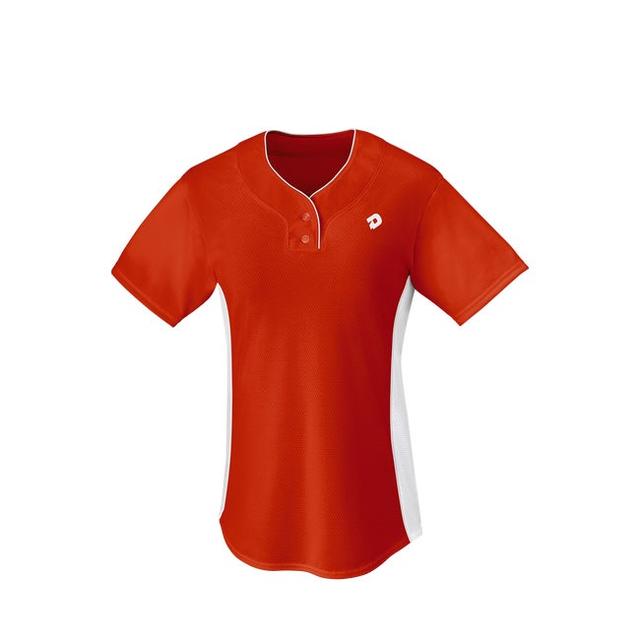 DeMarini Women's T600 2-Button Jersey | Orange | Size XL